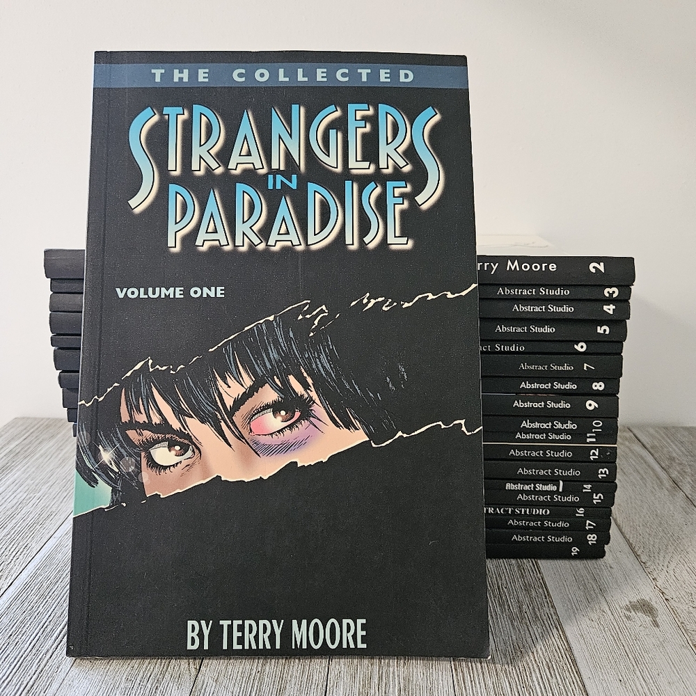 VTG Strangers in Paradise Vols 1-19 1990's Graphic Novels Set by Terry Moore and